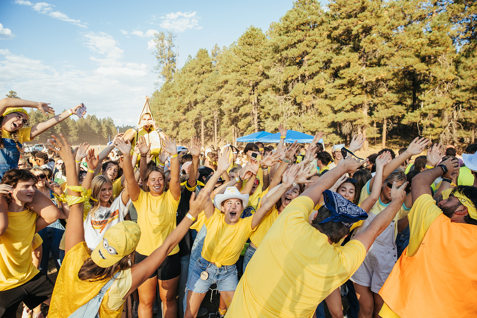 Students at Kamp Love